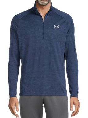 Under Armour Navy Quarter-Zip Performance Pullover